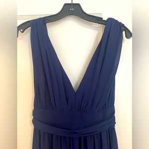 Lulu’s Navy Grecian style formal dress - size S